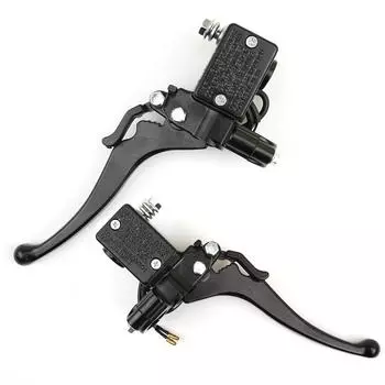 1 шт. мотоциклетный левый / правый верхний передний / задний тормозной насос гидравлический насос сцепления с ручкой парковочный замок для 150 куб. см 250 куб. см