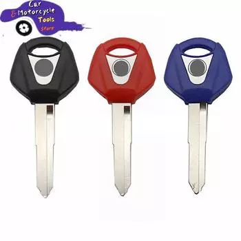 1 шт. мотоциклетный необрезанный лезвие пустой ключ эмбрион подходит для YZF XJR1300 FJR1300 MT09 MT07 XJ6 TMax FZ6 FZ8 R3 R1 R6 чёрный