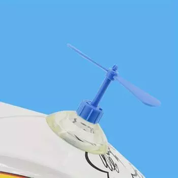 1 шт. мотоциклетный шлем с присоской пропеллер вентилятор украшение мотоциклетные аксессуары для велосипеда чёрный