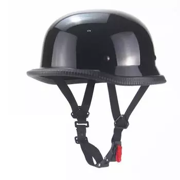 1 шт. Мотошлем ретро мотоциклетный шлем скутер винтажный полулицевой байкерский мотоциклетный мотошлем каско мото. M