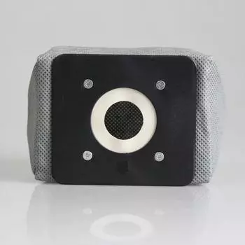 1 шт. моющийся универсальный тканевый мешок для пылесоса, мешок для пылесоса многоразового использования 10*11cm серый