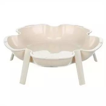 1 шт., может быть наложена тарелка с цветами, горячий горшок, гарнир, креативная домашняя посуда, тарелка с фруктами, маленькая тарелка, десертная тарелка бежевый