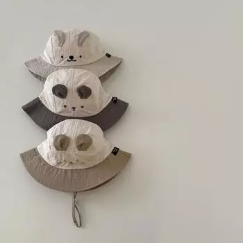 1 шт., мягкая детская панама для мальчиков и девочек, модная милая шляпа с изображением рыбок для малышей, весенне-летняя дорожная солнцезащитная кепка