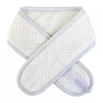 1 шт. Мягкая и удобная повязка на голову для умывания, йоги, спа, нескользящая, широкая, регулируемая, для макияжа, резинки для волос, для ванны, душа белый