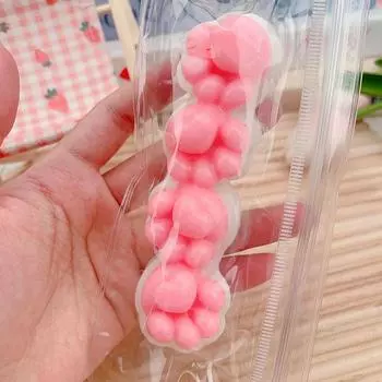 1 шт., мягкая игрушка в виде кошачьего когтя, четверная, имитация силикона, кошачья лапа, для снятия стресса, подарки на вечеринку и фестиваль чистый