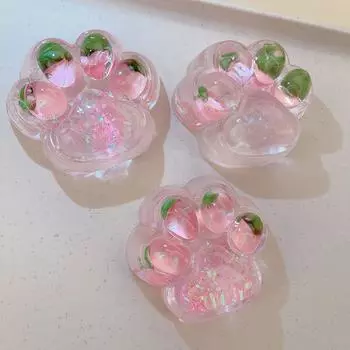 1 шт. Мягкая имитация силикона клубника кошачья лапка игрушки медленного отскока декомпрессионная игрушка One size