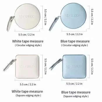 1 шт. Мягкая квадратная рулетка 1,5 м, измерительная лента с кнопкой, мягкая лента для измерения размеров тела, выдвижная дюймовая лента для шитья Dou