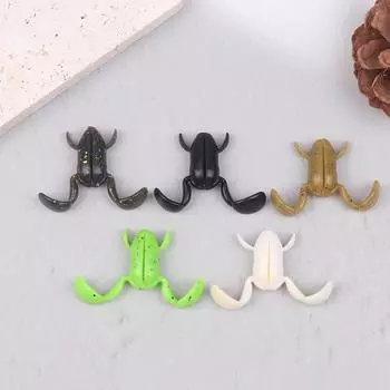 1 шт. Мягкая приманка в виде лягушки 2,5 см 2,25 г, приманка для лягушки, искусственная рыба-мандаринка, змееголов, окунь, приманка для ловли рыбы, биомиметическая приманка для плавания as the picture