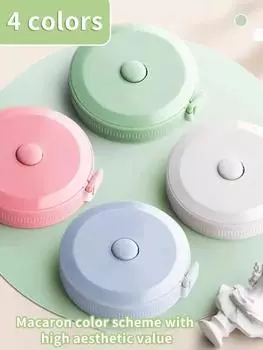 1 шт. Мягкая рулетка для измерения тела, гибкая линейка для похудения, медицинские измерения тела, шитье, портной, ремесло зелёный