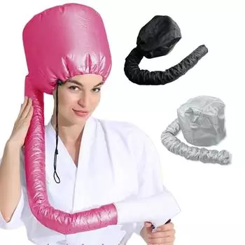 1 шт. мягкая шапочка для сушки волос, регулируемая женская шапочка для быстрой сушки волос, аксессуары для домашнего парикмахерского салона чёрный