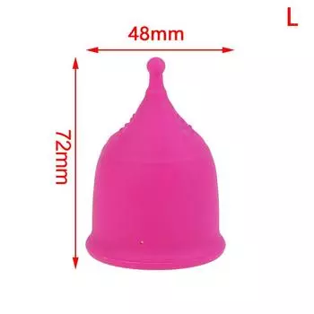 1 шт. мягкая силиконовая менструальная чаша для чувствительных женщин, многоразовая SML L