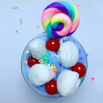 1 шт. Мягкие леденцы слизи игрушки для детей резиновые Lizun слизь антистресс игрушки динамический песок для сжимающих игрушек 60ml