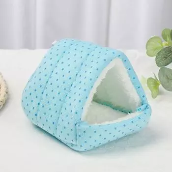 1 шт. мягкий домик для хомяка для маленьких животных, спальная кровать, зимний теплый хлопковый коврик, аксессуары для грызунов/морских свинок/крыс, гнездо для морских свинок