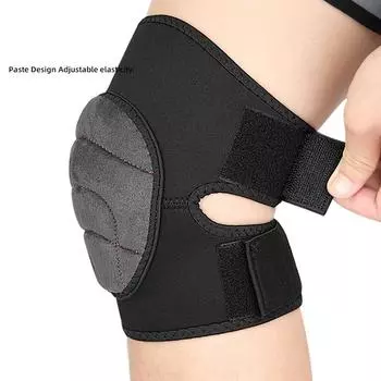 1 шт. мягкий дышащий губчатый наколенник регулируемые профессиональные наколенники поддержка для велоспорта бег спортивные танцы наколенники