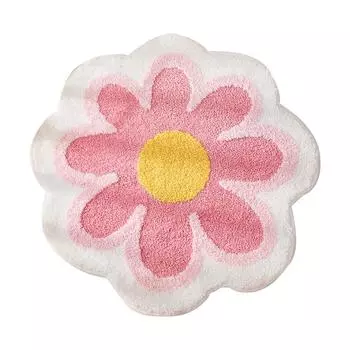 1 шт. мягкий ковер для ванной комнаты коврик для пола в форме цветка имитация кашемира S