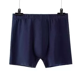 1 шт., мягкое нижнее белье, хлопковые трусы-боксеры больших размеров, мужские трусы больших размеров, свободные модные трусы