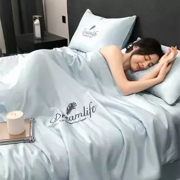 1 шт. мягкое удобное одеяло размера Queen, стираемое в стиральной машине, односпальное, двуспальное, стеганое одеяло для кровати, весеннее и летнее одеяло 150x200