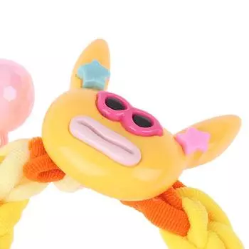 1 шт., мультяшная цветная кукла, дизайн, веревка для волос, милый держатель для хвоста, повязка на голову, креативный круг для волос для девочек с героями мультфильмов as the picture