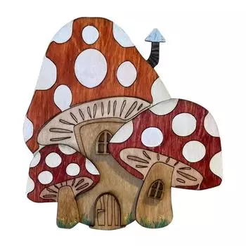 1 шт. Мультяшная деревянная мини-дверь для самостоятельной сборки, сказочные ворота, дверное украшение, украшение для сада, двора, дверь феи, эльфа, поделки, орнаменты 4