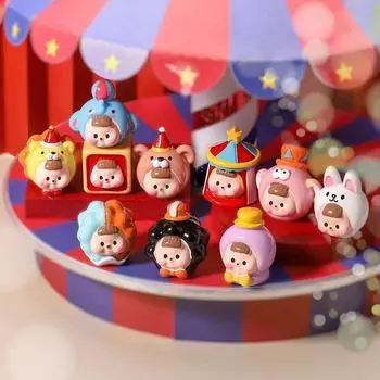 1 шт. мультяшная кукольная фигурка «Duomei Circus Dream», украшения для автомобиля, микропейзаж, кукольный домик, мини-поделки, украшение для рабочего стола