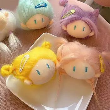 1 шт. мультяшная мини-кукла, брелок для ключей, милая плюшевая кукла, брелок для женщин, аниме, сумка, каваи, брелки для влюбленных, подарки для пар хаки