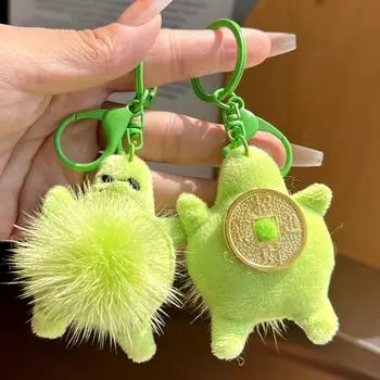 1 шт. мультяшная модная маленькая черепаха кукла брелок мягкая плюшевая сумка подвеска игрушка брелок автомобильный брелок