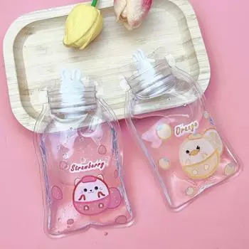 1 шт. мультяшная прозрачная грелка для воды портативная грелка для рук карманная грелка для рук и ног ПВХ Random 1PC