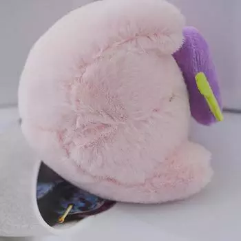 1 шт. мультяшная розовая капибара с обнимающимися цветами плюшевая игрушка мягкая кукла брелок рюкзак автомобиль сумка подвеска декор подарок