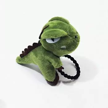 1 шт. Мультяшная зеленая кукла динозаврик, милая повязка на голову, супер милая повязка на голову, плюшевая заколка для волос, изысканная брошь, аксессуар для волос