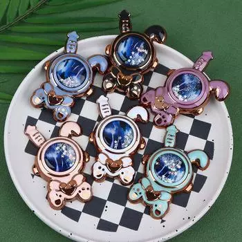 1 шт. мультяшный аниме складной настольный кронштейн милый держатель для жидкости кролик зыбучие пески астронавт ленивый держатель для телефона подставка фиолетовый