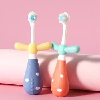 1 шт. Мультяшный лев, детская мягкая зубная щетка для чистки полости рта, бытовая зубная щетка для детей 2-6 лет, аксессуары для ухода за малышами