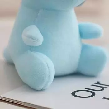 1 шт. мультяшный мягкий плюшевый зверек милый плюшевый динозавр брелок кукла игрушка синий