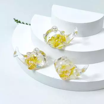 1 шт. мультяшный светящийся дельфин микропейзаж светящаяся миниатюрная статуэтка дельфина в горшке мини-сад кукольный домик украшение