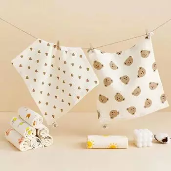 1 шт. муслин, салфетка для срыгивания, носовой платок, полотенце. 1pc