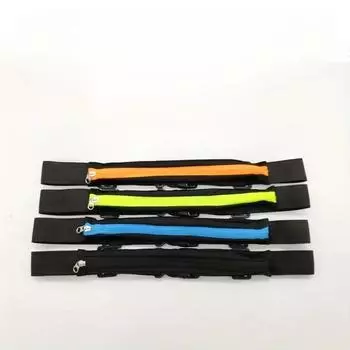 1 шт. Мужская и женская сумка на пояс для активного отдыха - эластичная поясная сумка для фитнеса, бега, невидимый мини-ремень зелёный