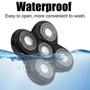 1 шт. мужская моющаяся бритва с 5 лезвиями, аксессуары для бритвы, вращающиеся пять лезвий 5.5*5.5cm