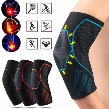 1 шт., мужские большие сжатые локти, компрессионные рукава для локтевого кронштейна для защиты поддержки рук, мужские теннисные локтевые кронштейны, подходят M