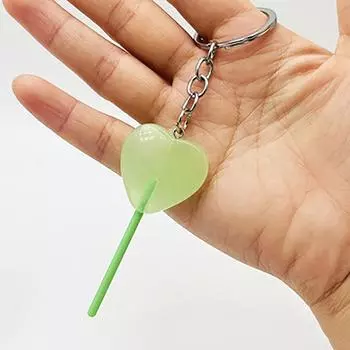 1 шт. Мужские и женские подвески для сумок Diy Детские украшения Подарки Милый брелок из смолы Love Lollipop Mini 3D Simulation Food Key Rings