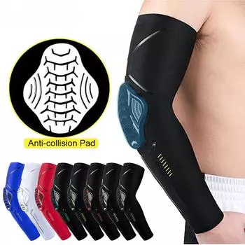 1 шт. мужские налокотники для езды на велосипеде, уличная защита для лыж, мотоцикла, защита для рук, баскетбольные, футбольные, спортивные налокотники M