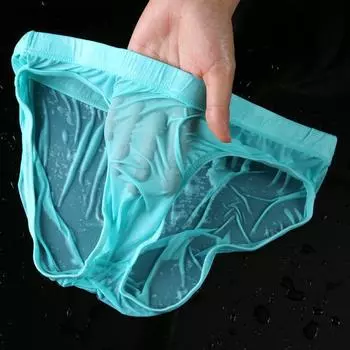 1 шт. Мужское нижнее белье Ice Silk Боксеры бесшовное нижнее белье Мужские ультратонкие дышащие мужские трусы-боксеры XXL
