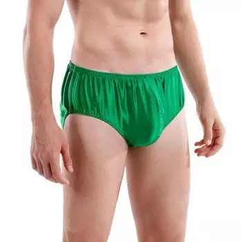 1 шт., мужское нижнее белье, трусики, стринги, атласные шелковые стринги, большой чехол, трусики со средней талией 2X