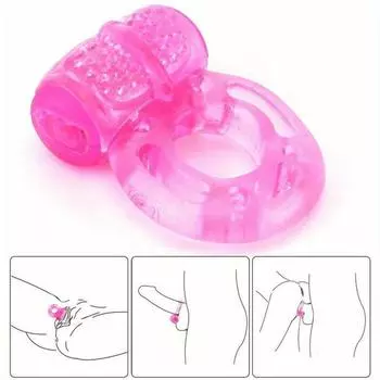 1 шт. Мужское вибрирующее кольцо для пениса, вибратор для пениса, водонепроницаемые секс-игрушки для пар, клитор, оргазм 1pcs