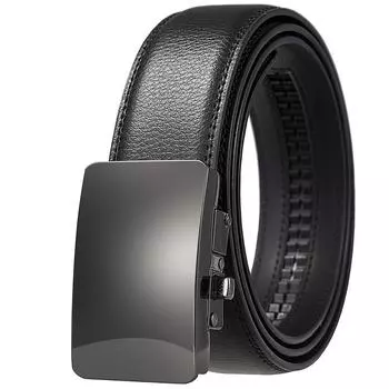 1 шт. мужской ремень, ремень повседневный деловой, автоматическая пряжка, ремень из коровьей кожи, ремень Ly36-1315-1