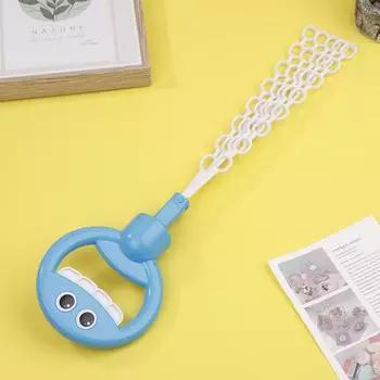 1 шт., мыльные пузыри с улыбающимся лицом, 32 отверстия, ручной аппарат для выдувания пузырей, забавный инструмент для выдувания мыльных пузырей, детская летняя игрушка для улицы