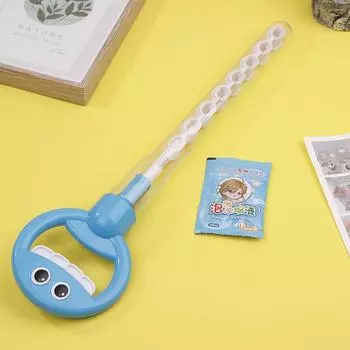 1 шт., мыльные пузыри с улыбающимся лицом, 32 отверстия, ручной аппарат для выдувания пузырей, забавный инструмент для выдувания мыльных пузырей, детская летняя игрушка для улицы