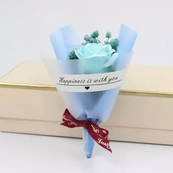 1 шт. мыло с ароматными цветами, идеальная упаковка, офисный декор, необходимое мыло на день Святого Валентина, цветок розы, прекрасный приятный запах, эфирное мыло красный