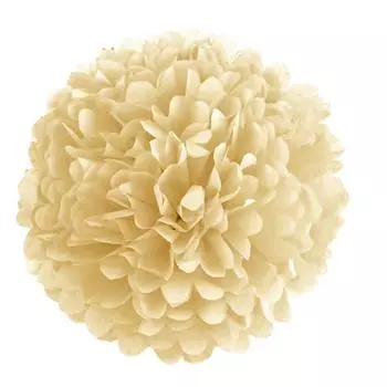 1 шт. Набор 7,8-дюймовых белых бумажных помпонов, бумажные шарики для вечеринки по случаю дня рождения, бумажные цветы, украшения, цветочные шарики, бумажные помпоны 7.8 inch