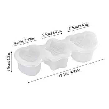 1 шт., набор рисовых шариков в форме мультфильма, форма для суши, бенто, штамп, кухонные принадлежности