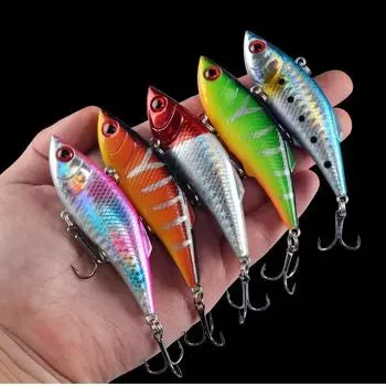 Рыболовный крючок для ловли окуня оранжевый