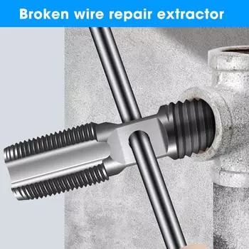 1 шт., набор сверл для извлечения поврежденных винтов с двойной головкой, инструмент для ремонта резьбы болта водопроводной трубы, винта, клапана